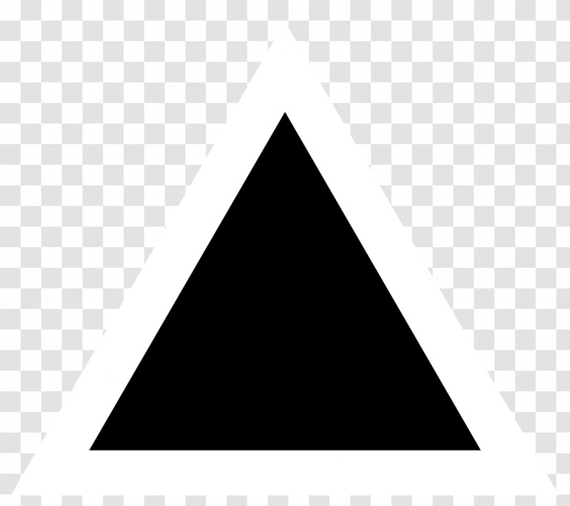 Triangle Clip Art - Black Transparent PNG
