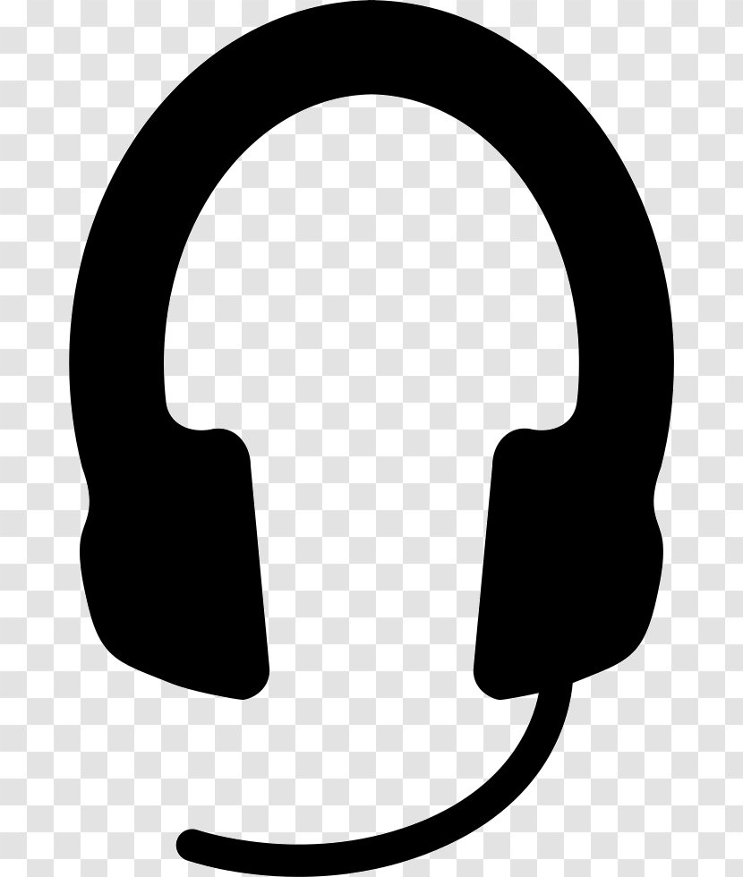 Headphones Line Clip Art - Audio Equipment Transparent PNG