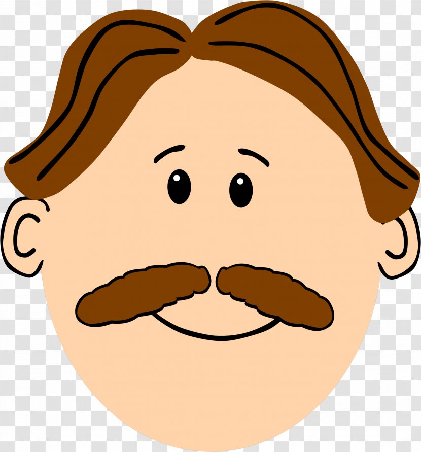 Moustache Man Beard Clip Art - Nose - Chin Hair Cliparts Transparent PNG
