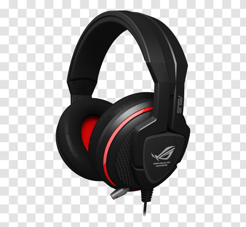 Microphone Headset Headphones Asus Video Games - Personal Computer Transparent PNG