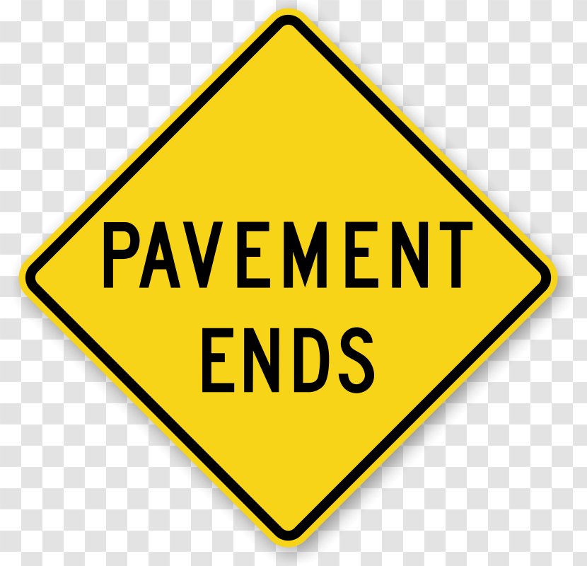 Traffic Sign Warning Sidewalk Road - Signage - Asphalt Concrete Transparent PNG