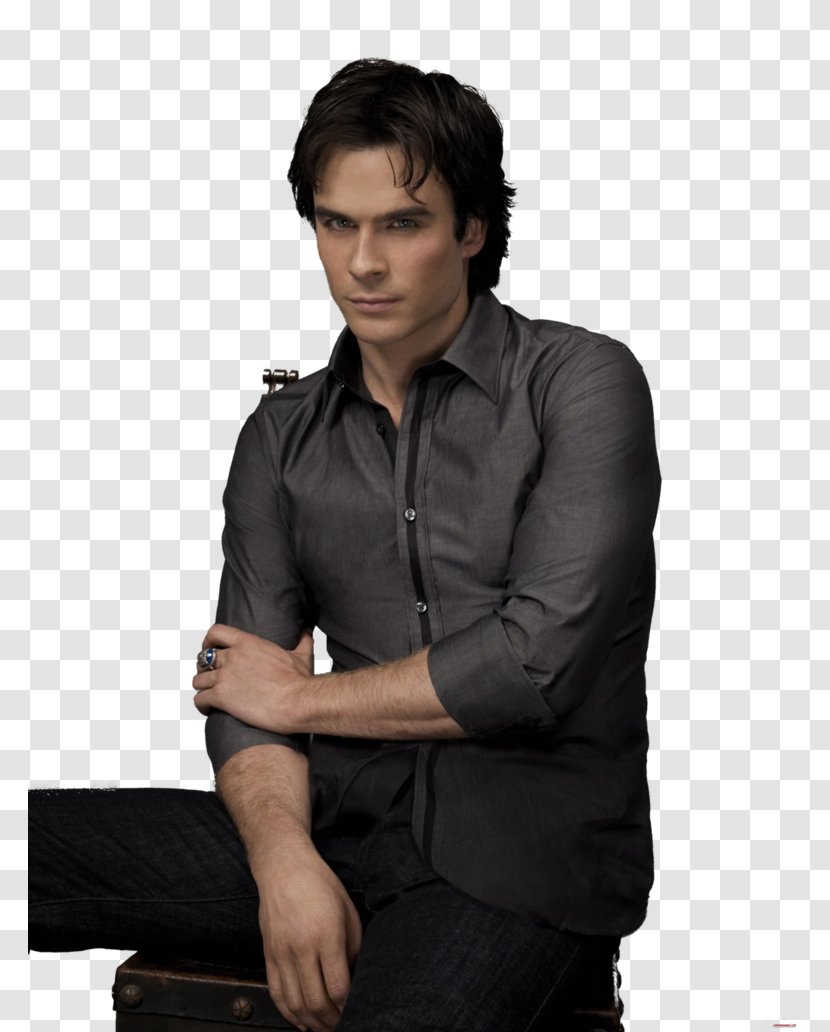 Ian Somerhalder The Vampire Diaries - Photo Shoot - Season 6 Damon Salvatore Elena GilbertVampire Transparent PNG