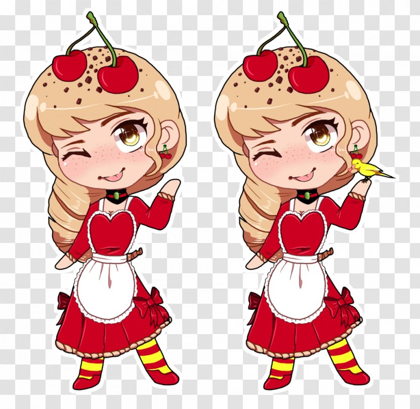 Christmas Art - Cartoon - Red Velvet Transparent PNG