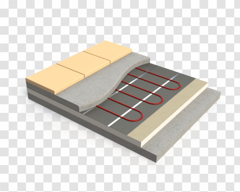 Underfloor Heating Mat Central Programmable Thermostat - Cooking - Electric Cables Transparent PNG