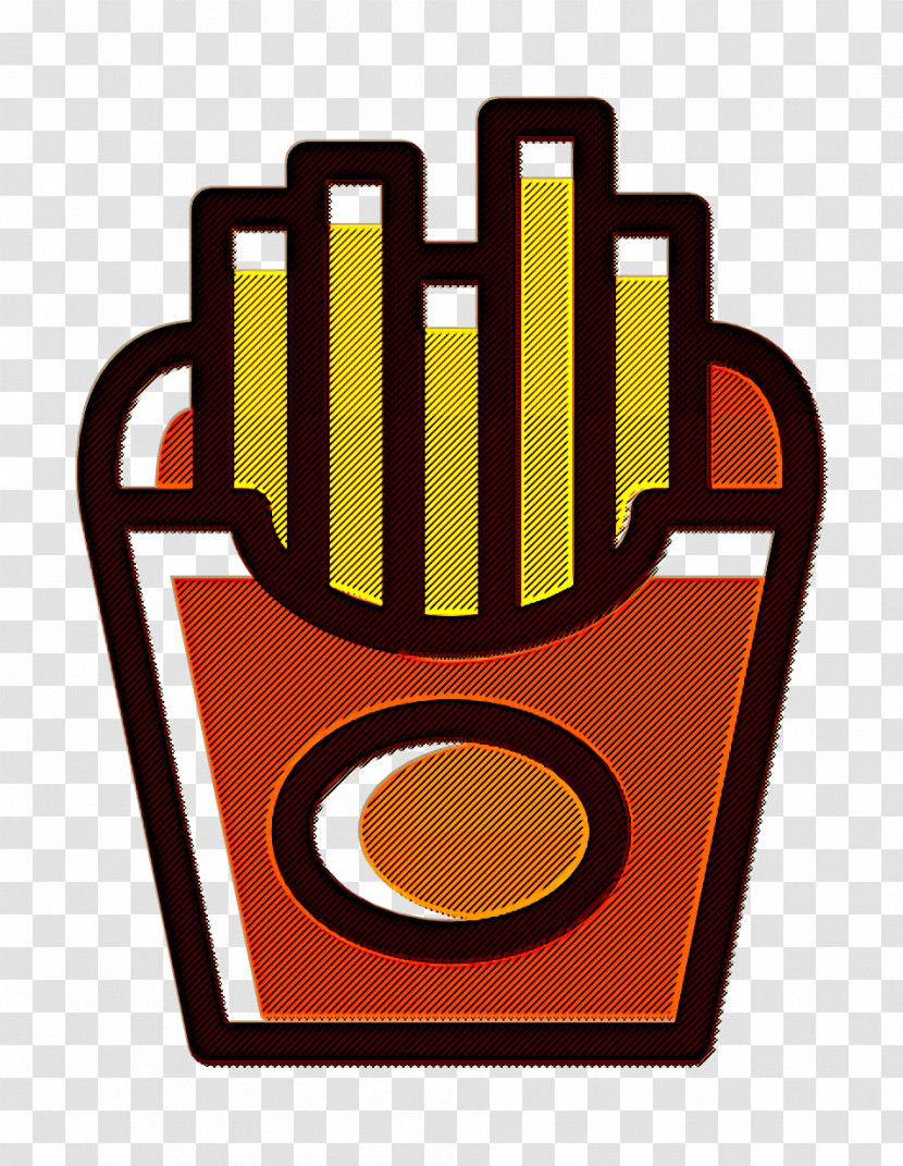 French Fries Icon Food Icon Linear Color Food Set Icon Transparent PNG