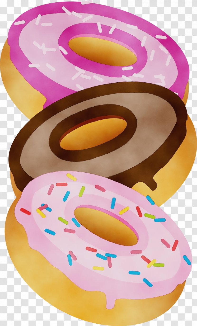 Doughnut Food Baked Goods Pastry Clip Art - Heart Ciambella Transparent PNG