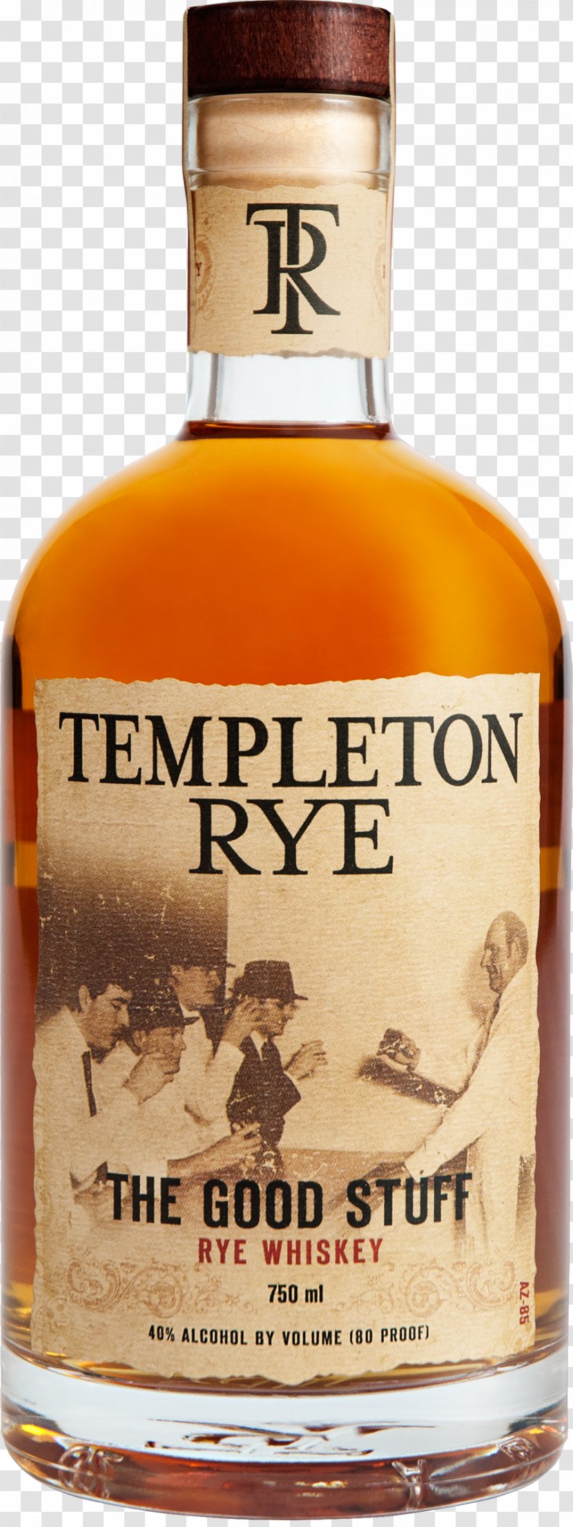 Rye Whiskey Templeton Distilled Beverage Bourbon - Wine Transparent PNG