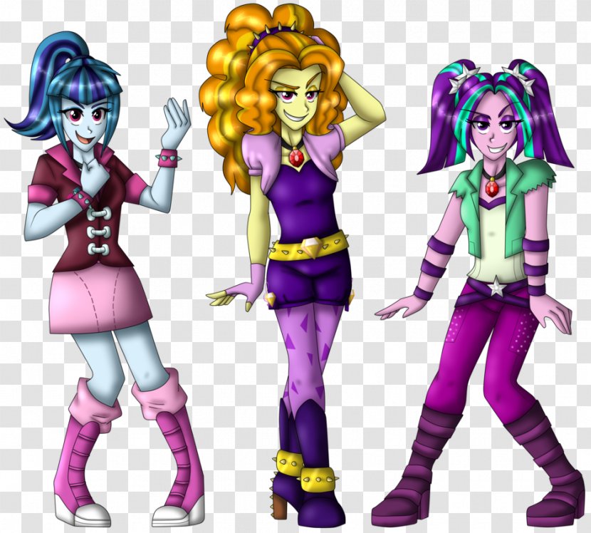Drawing The Dazzlings DeviantArt Animated Cartoon - Battle Of Bands - Human Transparent PNG