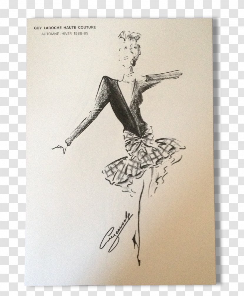 Drawing Fashion Illustration Haute Couture - Christian Dior - Deco Guy Transparent PNG