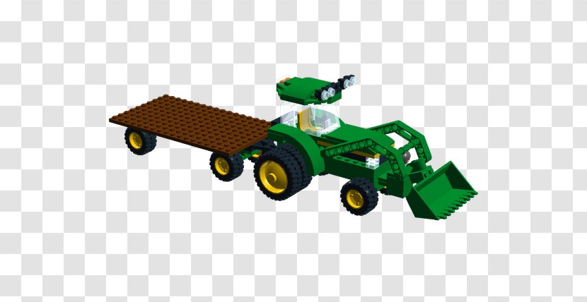Tractor LEGO Motor Vehicle Product Design - Agricultural Machinery - Lego Transparent PNG