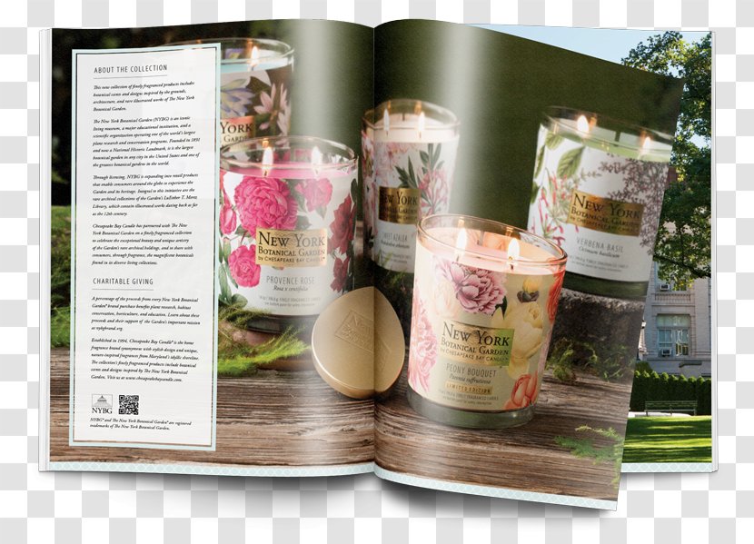 New York Botanical Garden Candle Wick Flavor - Jar - Botanic Transparent PNG