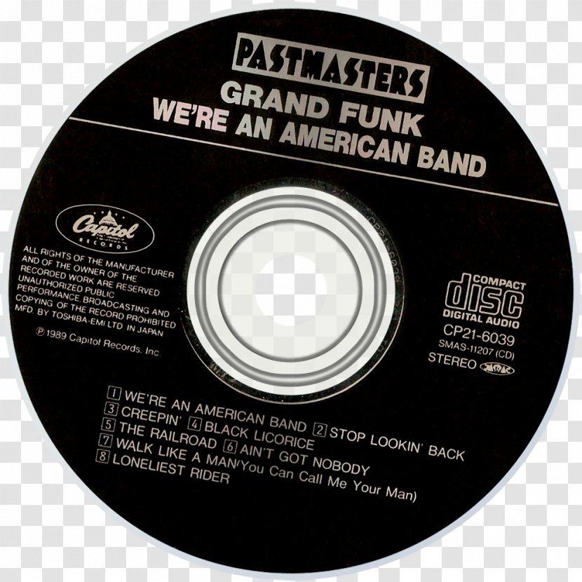 Grand Funk Railroad We're An American Band Album All The Girls In World Beware!!! - Frame Transparent PNG