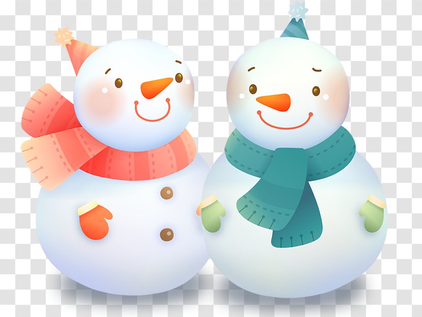Snowman Winter Photography Illustration - Poster - White Transparent PNG