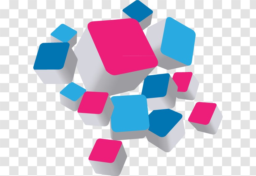 Cube Three-dimensional Space Geometry Square - Threedimensional - Color Science And Technology Block Transparent PNG