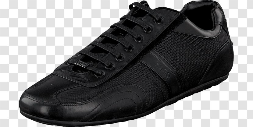 Sneakers Shoe Hook-and-loop Fastener Leather Black - Hookandloop - Hugo Boss Transparent PNG