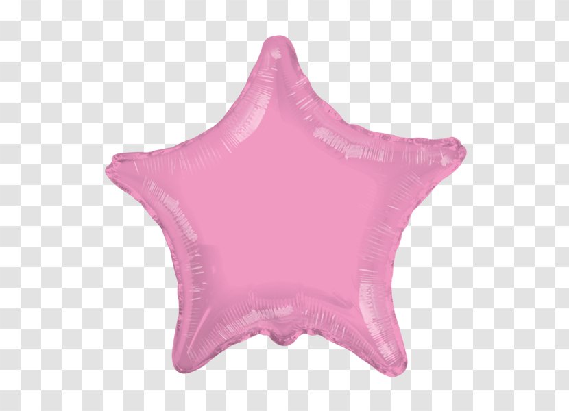 Toy Balloon Star Pink Solid Metal - Lavanda Transparent PNG