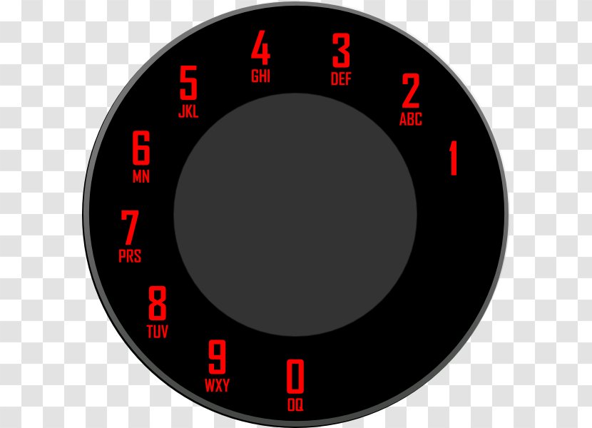 Rotary Dial Auto Dialer Telephone Call Transparent PNG