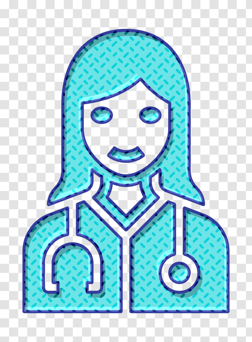 Doctor Icon Occupation Woman Icon Transparent PNG