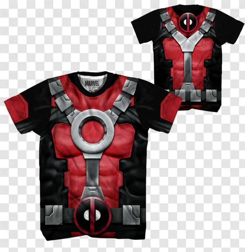 Long-sleeved T-shirt Deadpool Spider-Man - Costume Transparent PNG