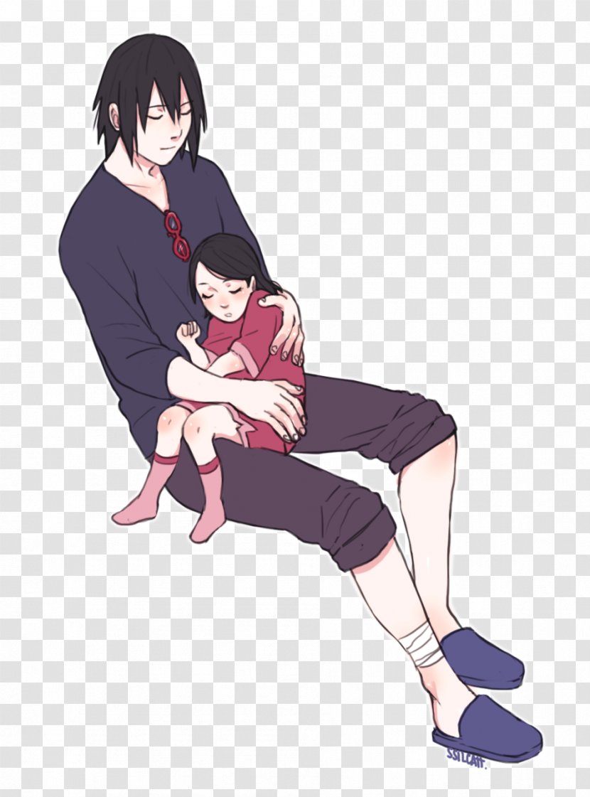 Sasuke Uchiha Sarada Sakura Haruno Naruto Uzumaki Hinata Hyuga - Watercolor Transparent PNG