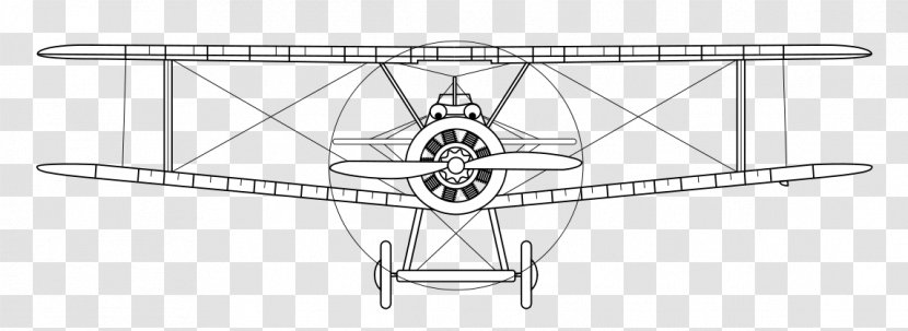 Sopwith Camel Airplane Line Art Furniture - White Transparent PNG