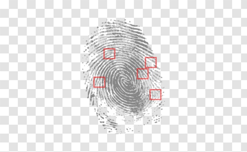 Fingerprint Crime Scene Criminal Law Justice - Convene Outline Transparent PNG