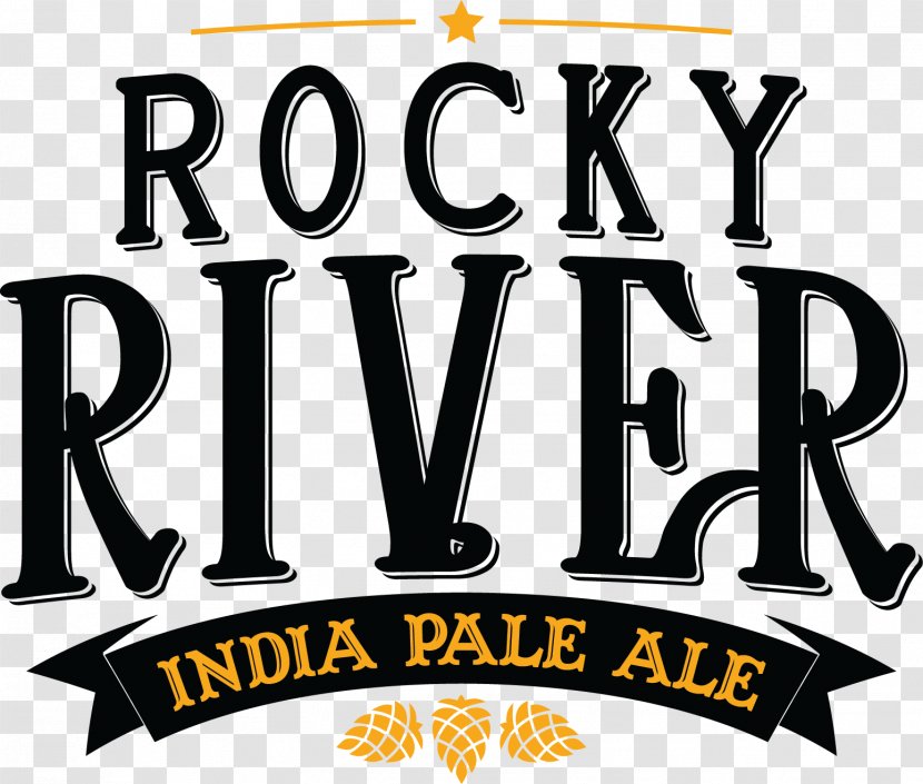 Rocky River India Pale Ale Brewery Logo Transparent PNG