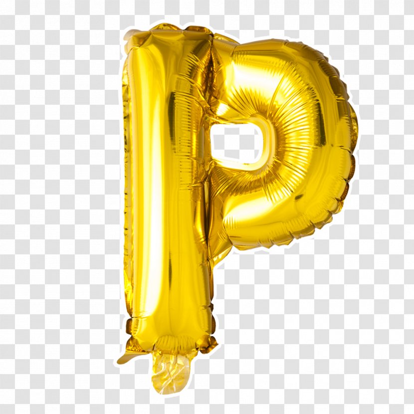 Toy Balloon Gold Helium Air Letter - Pilailupuoti Transparent PNG