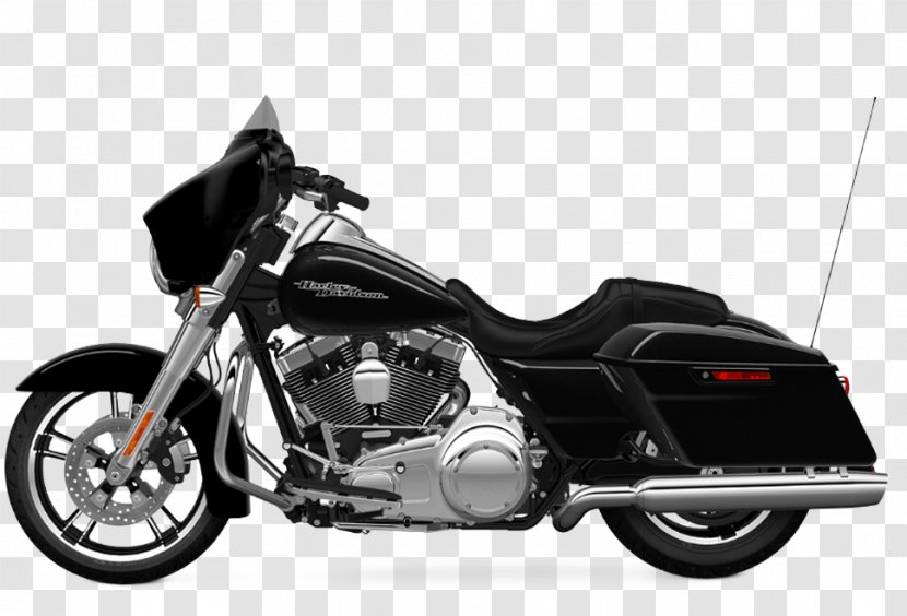Harley-Davidson Street Glide Electra Motorcycle Transparent PNG