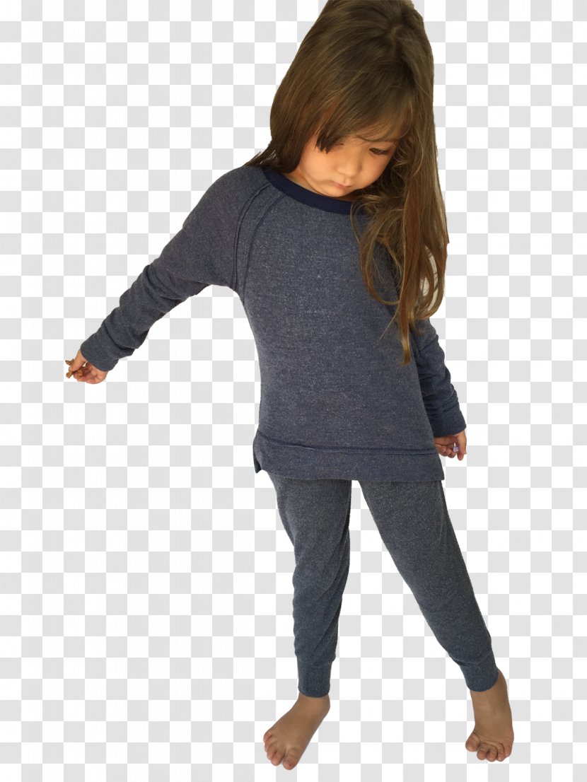 Sweater Sleeve Sweatpants Jeans Leggings - Tree - Blue Arm Transparent PNG