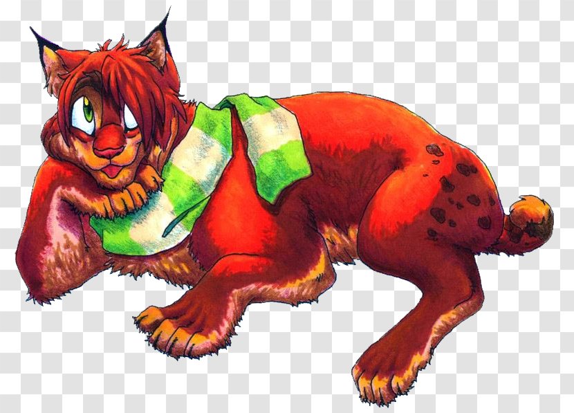 Whiskers Red Fox Cat Fauna Illustration - Fictional Character - Highland Lynx Transparent PNG