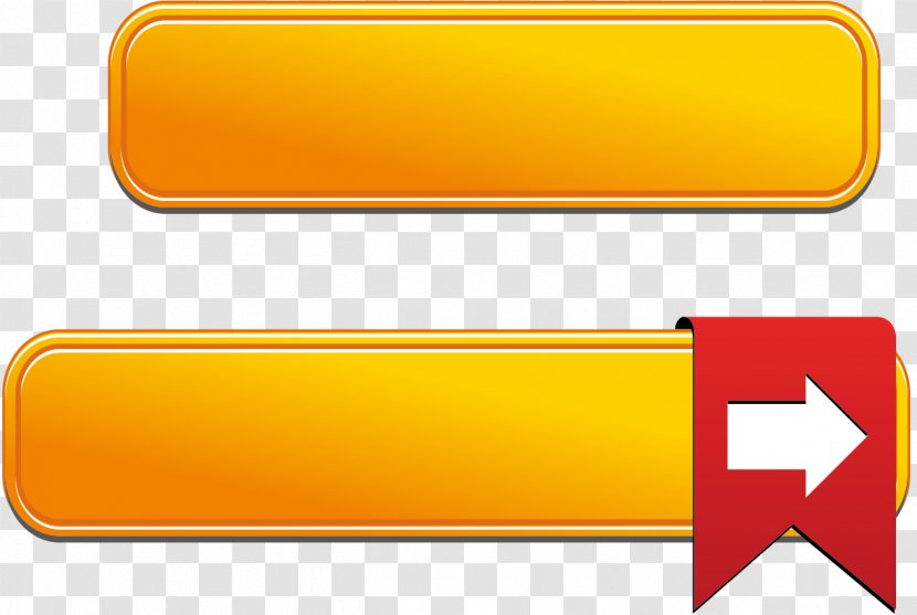 Orange Button Blue - Color Transparent PNG