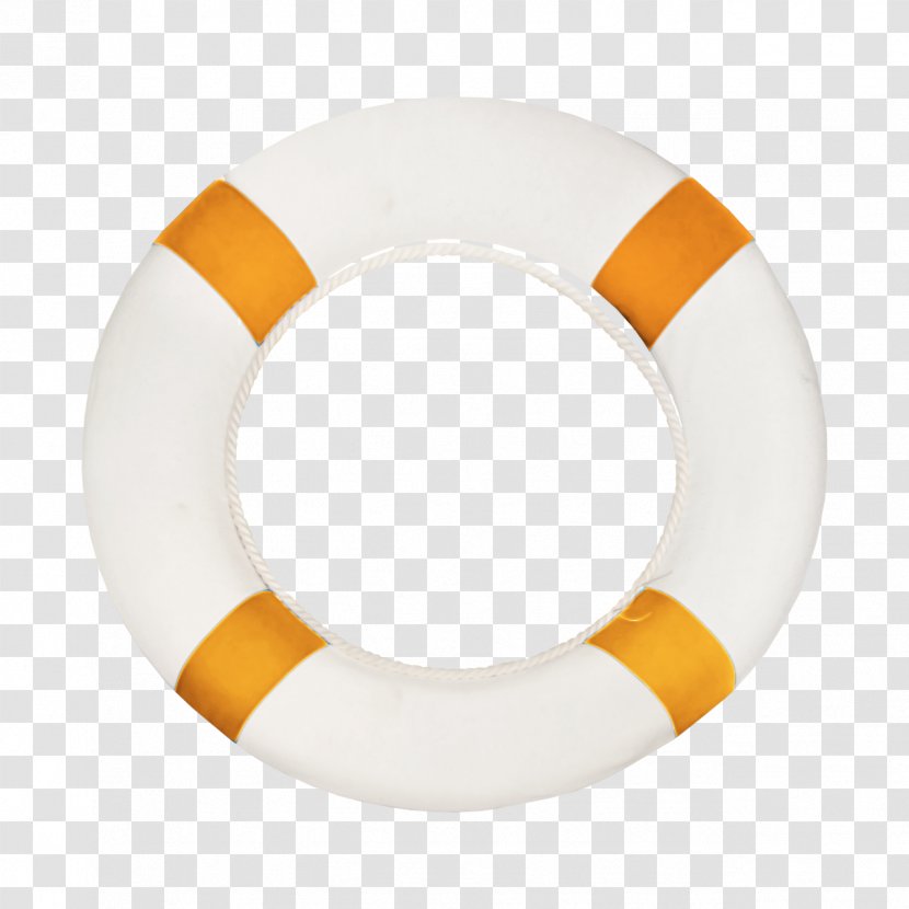 Lifebuoy Swimming Pool Personal Flotation Device - Orange Transparent PNG