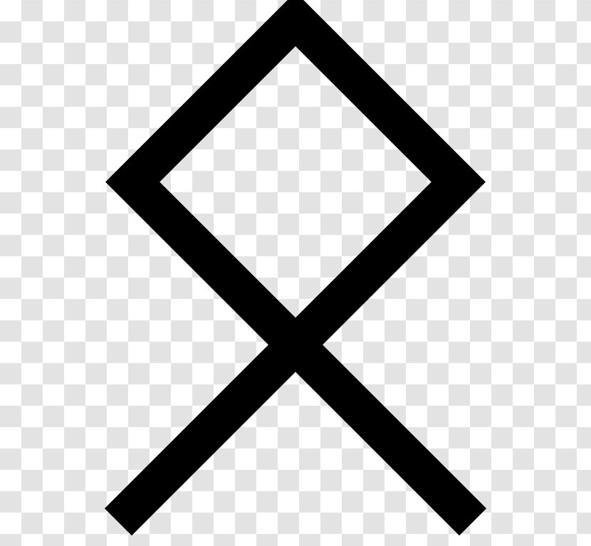 Odal Anglo-Saxon Runes Elder Futhark Symbol Transparent PNG