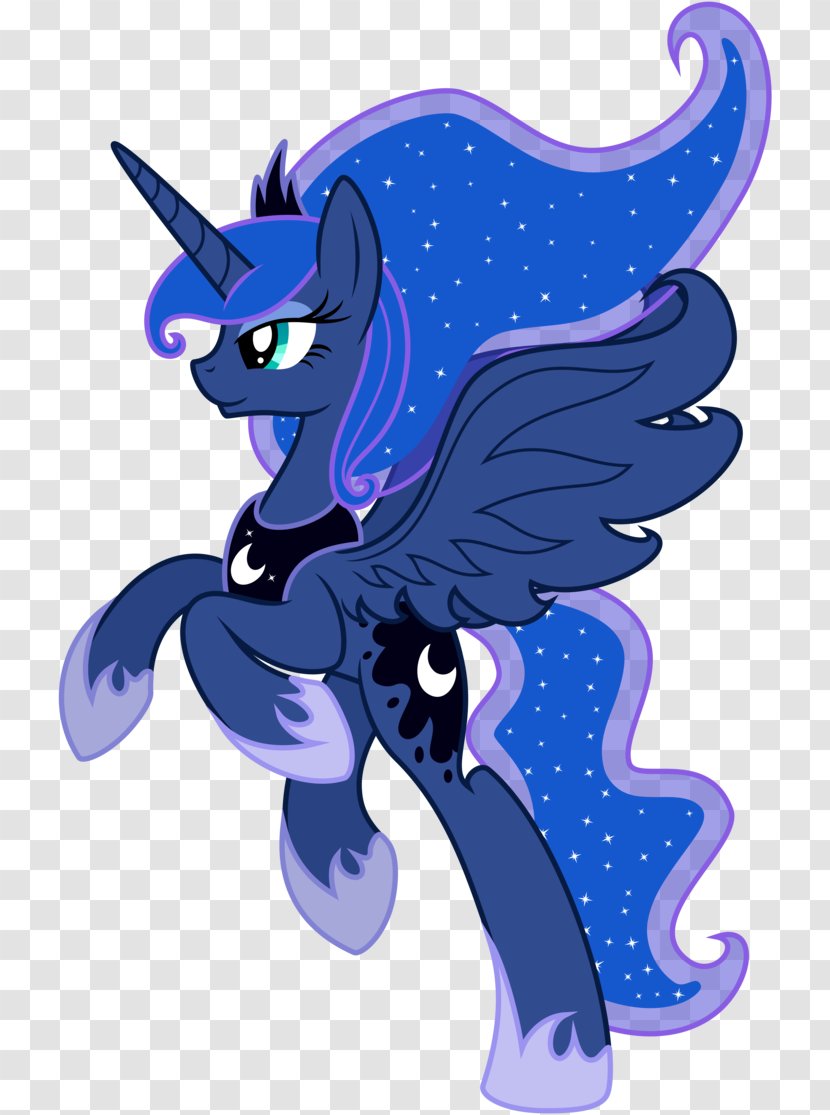 Pony Princess Luna Rarity - Cartoon - Vector Transparent PNG