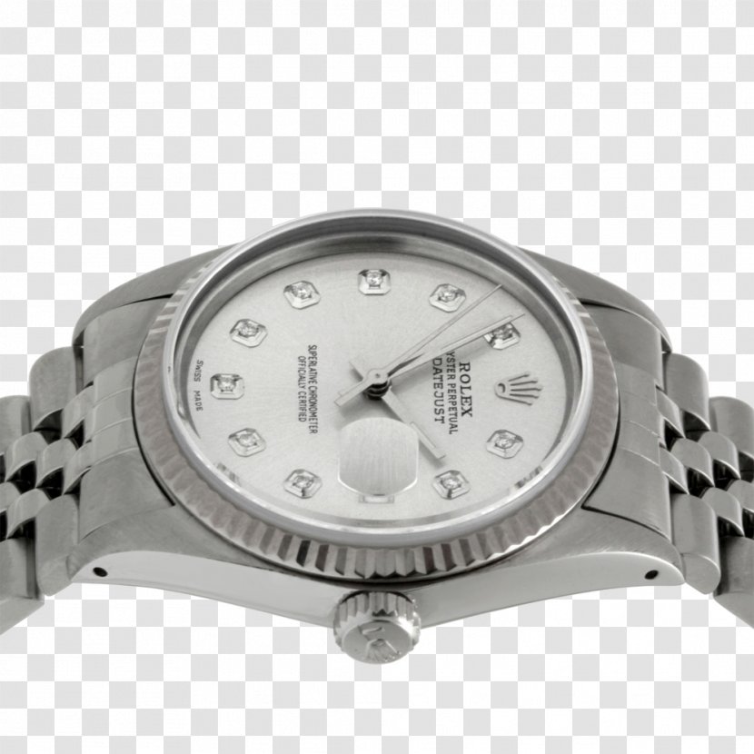 Watch Strap Silver - Steel - Metal Bezel Transparent PNG