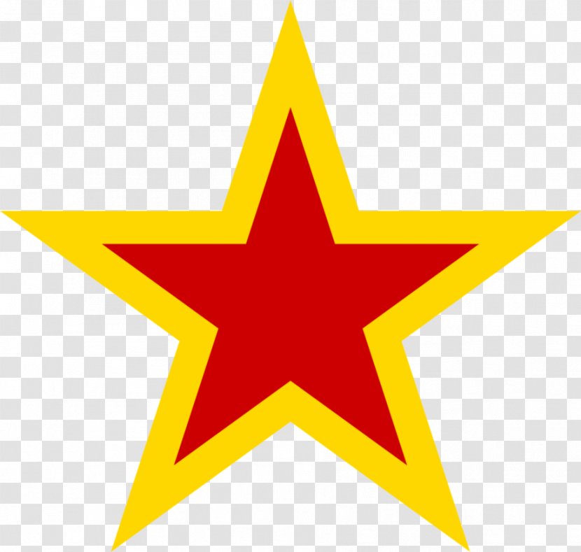 Soviet Union Red Star Yellow - Pattern Transparent PNG