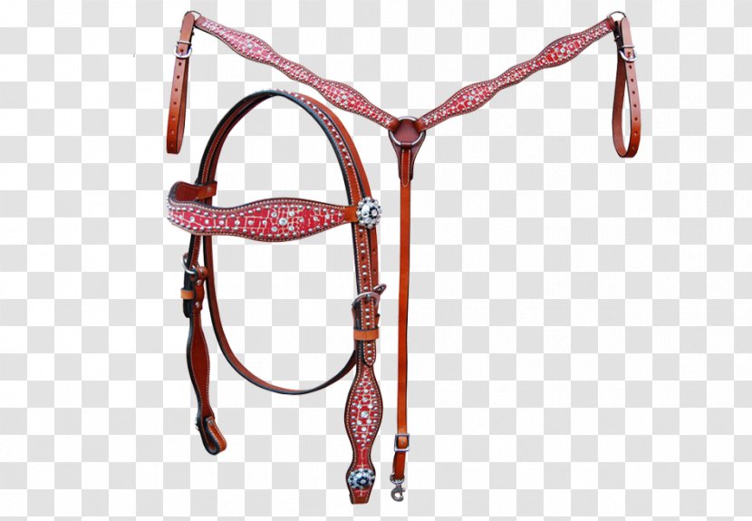 Bridle Horse Tack Breastplate Bit - Climbing Harnesses - Crystal Bling Browband Transparent PNG
