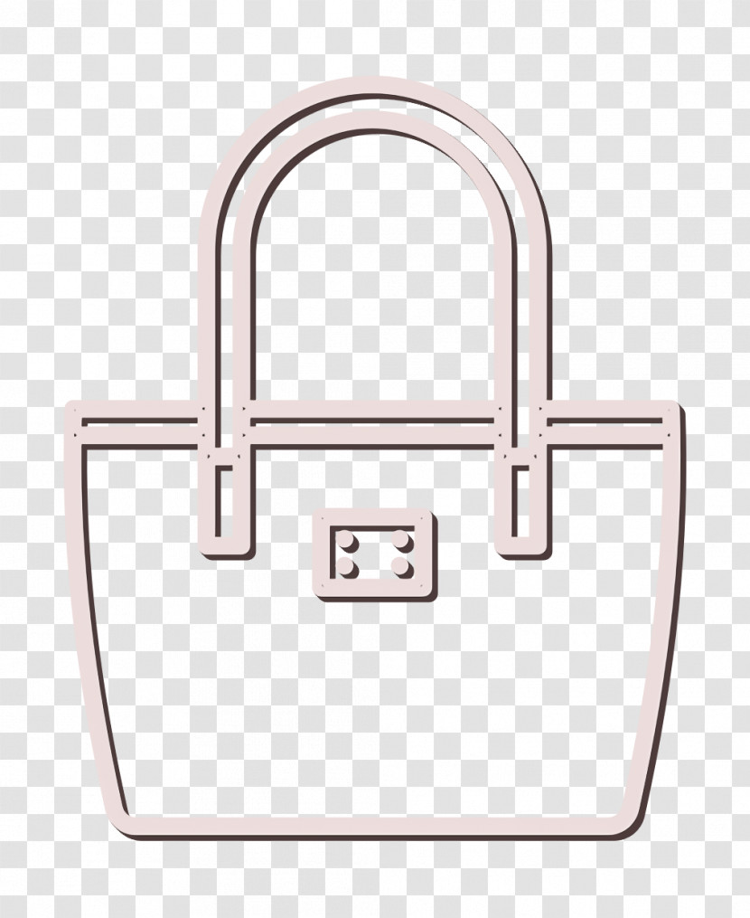 Handbag Icon Linear Detailed Clothes Icon Transparent PNG