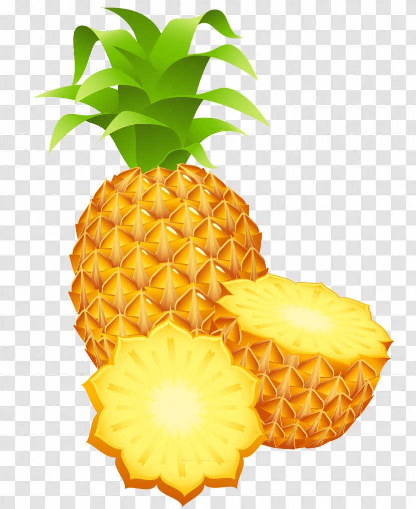 Pineapple Royalty-free Clip Art - Orange - Large Painted Clipart Transparent PNG