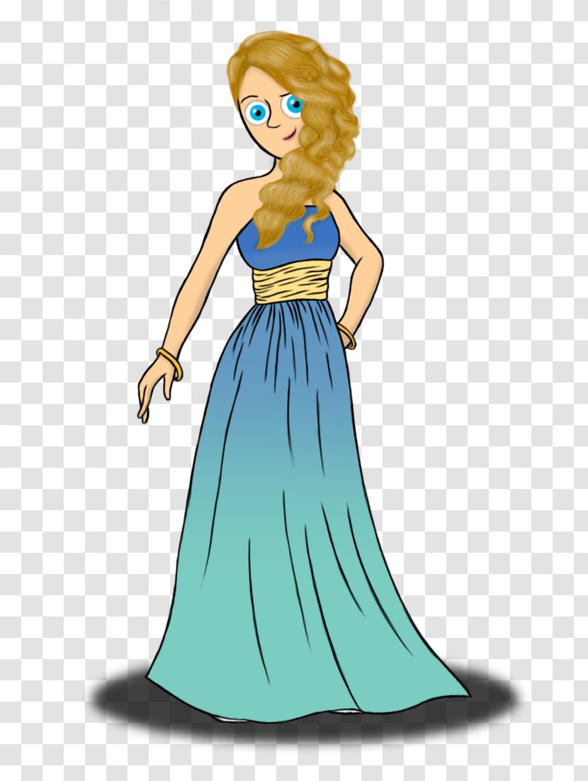 Clothing DeviantArt Gown World - Flower - Cartoon Formal Wear Transparent PNG