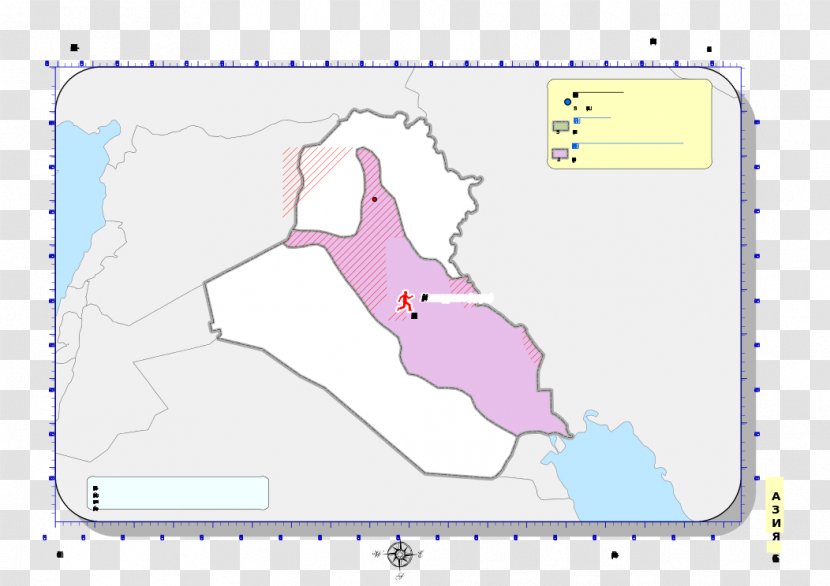 Dhi Qar Governorate Map Governorates Of Iraq Basra Muhafazah - Area Transparent PNG
