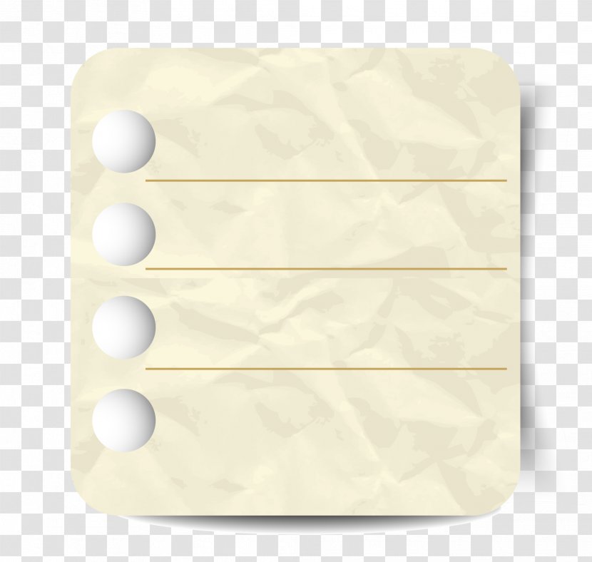 Paper Texture Mapping Icon - Material - Nostalgic Map Transparent PNG