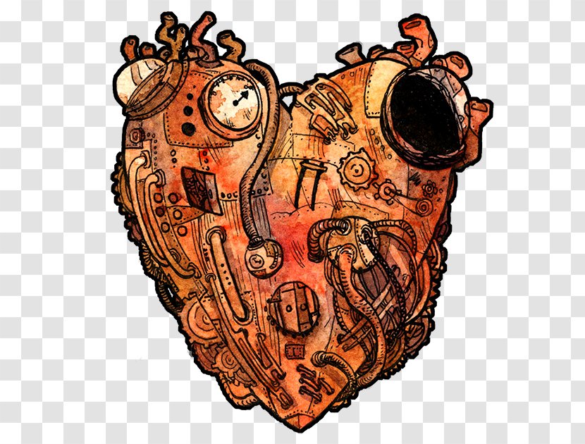 Artificial Heart Cartoon - Flower Transparent PNG