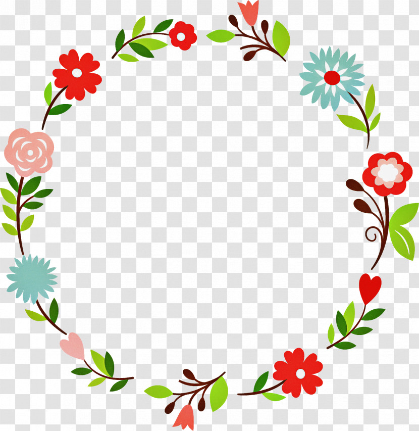 Flower Circle Frame Floral Circle Frame Circle Frame Transparent PNG