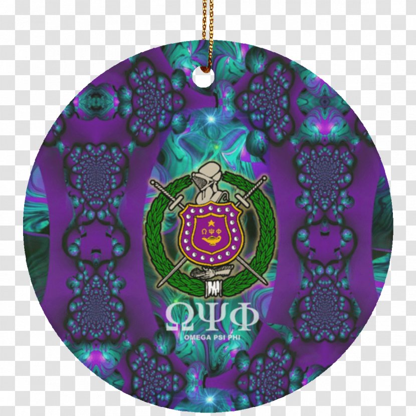 Omega Psi Phi Christmas Ornament Bulldog Ceramic Symbol - Material Transparent PNG