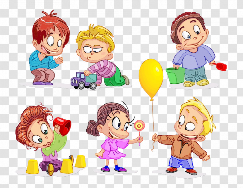 Cartoon Sharing Toy Child Transparent PNG