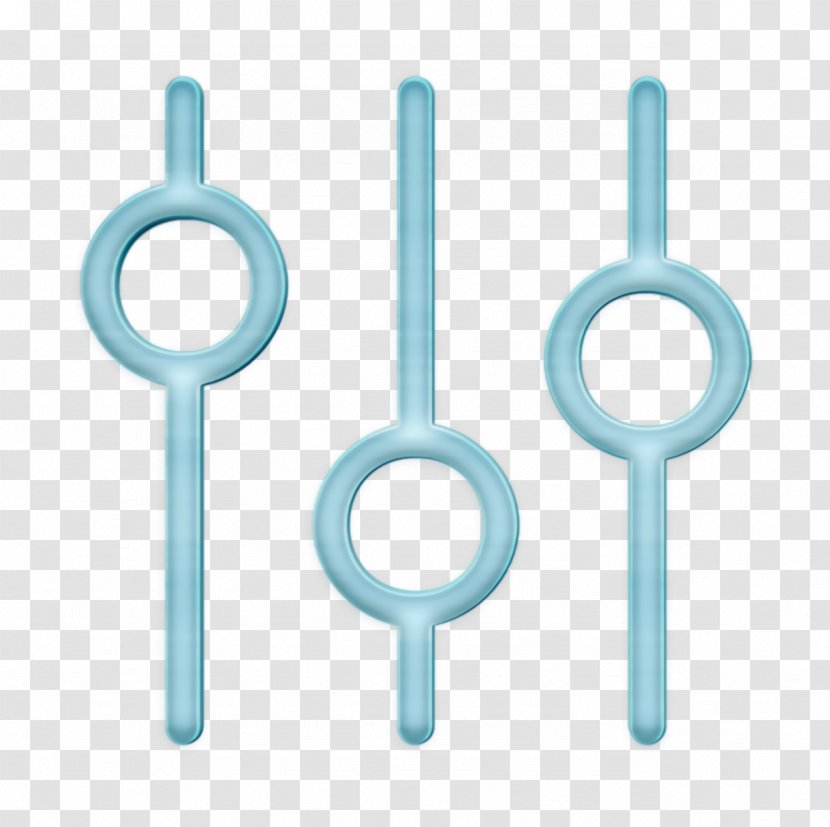 Adjust Icon Control Gear - Turquoise - Tools Transparent PNG