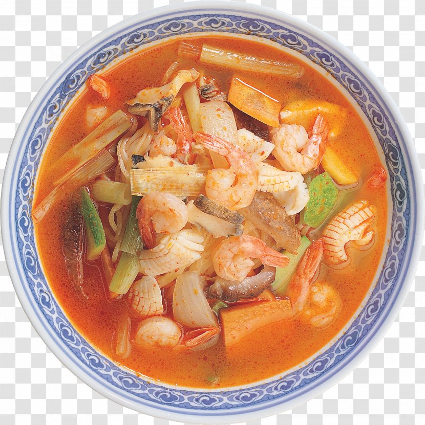 Rassolnik Kaeng Som Sundubu-jjigae Red Curry Hot And Sour Soup - Chinese Food - Laksa Transparent PNG