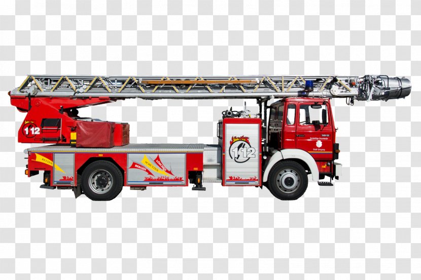 Fire Department Transport Motor Vehicle - Toy Transparent PNG